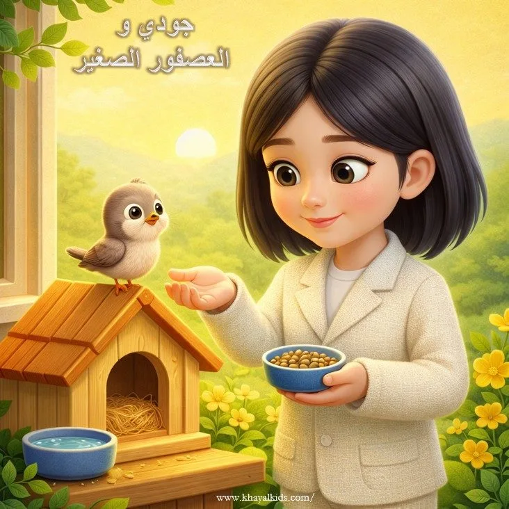 جودي والعصفور الصغير