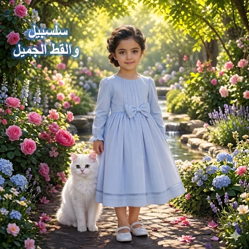 سلسبيل والقط الجميل