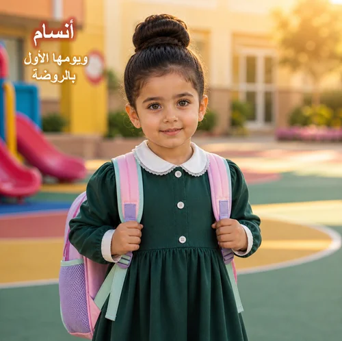 أنسام ويومها الأول بالروضة